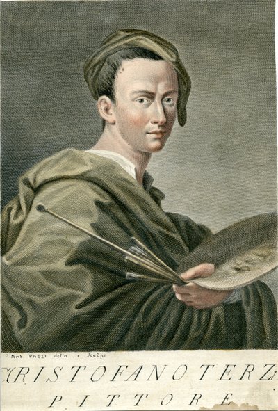 Engraved Portrait by Pietro Antonio Pazzi